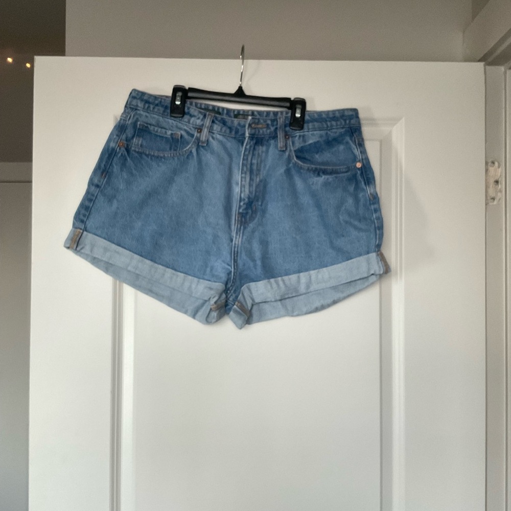 Target Blue Jean Shorts High-Waisted Casual